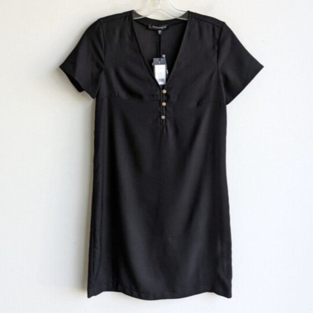 NWT Dynamite black short sleeve mini dress